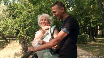 Norma Granny Monster Tit - videooxxx.com