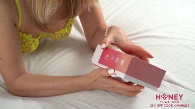 Veronika Charm In Hot Blonde Orgasm Test And Review Of G - hotmovs.com