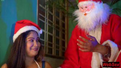 Desi India - Indian Desi Hot Wife Xmas Sex With Santa Claus! Hot Xmas Sex - upornia.com - India