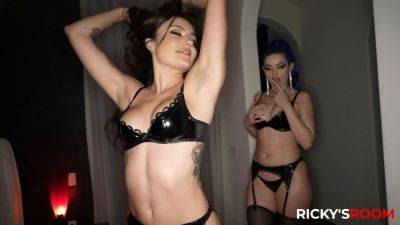 Adria Rae - Ricky Johnson - Jewelz Blu and Adria Rae go wild with Ricky Johnson's deep throat skills - sexu.com