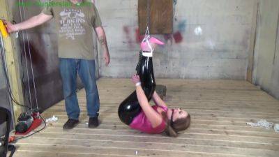 Balltied Suspended For Spanking - upornia.com
