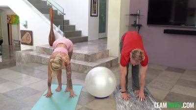 Kathryn Mae & Clarke Kent in The Many Perks of Yoga - TheRealWorkout - hotmovs.com