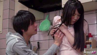 Japanese Teen Seduced by Classmate in Hardcore Creampie - porntry.com - Japan
