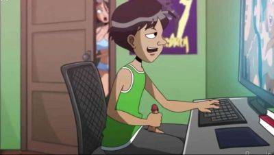 Sexy Stepmom Gives Stepson a Blowjob When Dad is Away - Uncensored 3D Anime - porntry.com