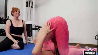 Lauren Phillips - Alix Lovell - New - Lesbian Gym Action: Alix Lovell & Lauren Phillips Get Intimate - veryfreeporn.com