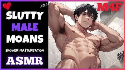 New - Sexy Male Moans in the Shower for 8 Minutes of Solo Pleasure - porntry.com