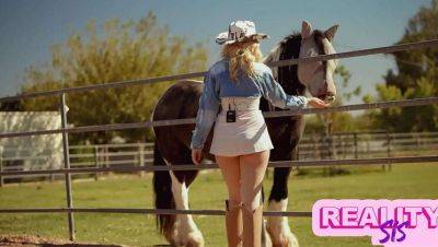 Jay Romero - River Lynn - Blonde Country Girl River Lynn Gets Down and Dirty with Stepbro - xxxfiles.com