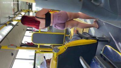 New - Crazy Maid Gets Wild on Public Bus Ride with Me - porntry.com - Brazil