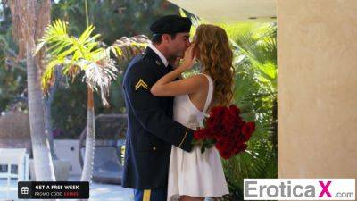 Anya Olsen - Beauty Anya Olsen Passionatly Makes Love To Soldier - txxx.com
