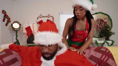Zoey Sinn - Zoey Sinn's Christmas present: A round ass, a mouth and a tight pussy for Jay's hard dick to unwrap! - sexu.com