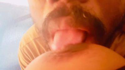 Indian Girls Boobs Licking With Sounds - desi-porntube.com - India