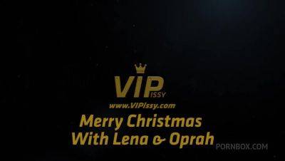 Lena Love - Merry Christmas With Lena & Oprah with Oprah,Lena Love by VIPissy - PissVids - hotmovs.com