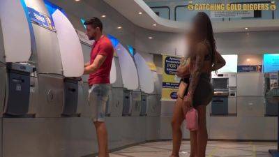Two Sexy Brazilians Want His Dick After They See His Bank B - hotmovs.com - Brazil