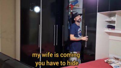 M A - Prank With His Wife Blindfolded Friend Enters Sex Time - hclips.com