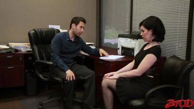 Belle Noir And Belle Noire In Horny Secretary - upornia.com