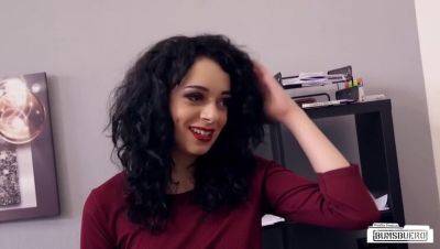 Stunning Brunette Khadisha Latina Gets Boss's Cum in Rough German Office Encounter with Conny Dachs - veryfreeporn.com - Germany