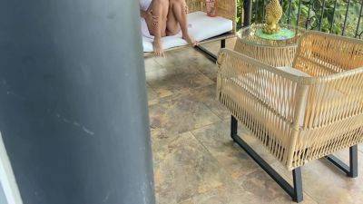 My Stepmother And I See Her Squirt On The Couch - voyeurhit.com
