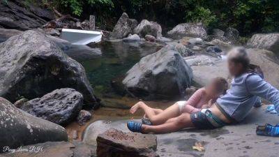 Risky Sex On Falls Random Stranger Hard Fucks My Pussy On Public - videomanysex.com