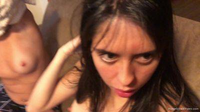 Stephan can't believe his luck, he gets to play with Aline and Scarlett! - hclips.com