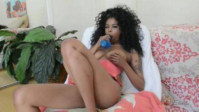 Lala Camile: Big Tits, Brunette, Curvy Ebony with Tattoos - xxxfiles.com