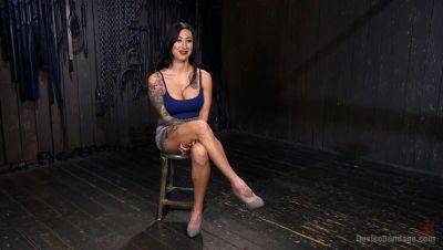 Lily Lane - Inked BDSM Enthusiast, Lily Lane, Craves Excruciating Bondage - porntry.com