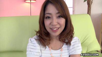 Mirei Omori - Japanese Woman Gently Masturbates With A Sex Toy Uncensored - hotmovs.com - Japan