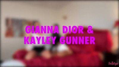 Gianna Dior - Kayley Gunner - Gianna Dior & Kayley Gunner: Black and White Lesbian Encounter - xxxfiles.com
