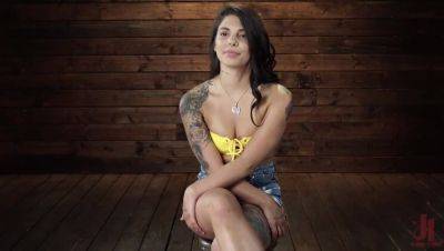 Gina Valentina - Brazilian Vixen Gina Valentina Submits to Rough BDSM Play with Toys - xxxfiles.com - Brazil