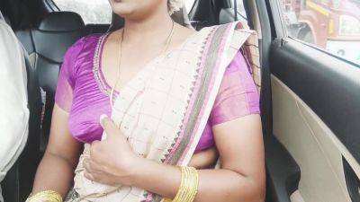 Indian Stepmom Car Sex Telugu Dirty Talks - desi-porntube.com - India