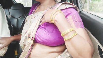 Indian Stepmom Car Sex Telugu Dirty Talks - desi-porntube.com - India