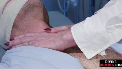 Femdom nurse rimmed while facesitting her submissive patient - txxx.com