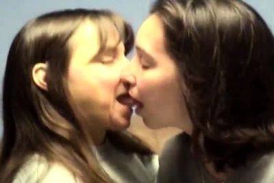 Lesbian girl making out with an older girl - drtuber.com