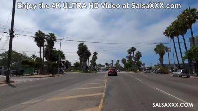 My Girlfriend starts Wanking me in the Car so I Pulled Over to Fuck her Hairy Pussy by SalsaXXX - hotmovs.com