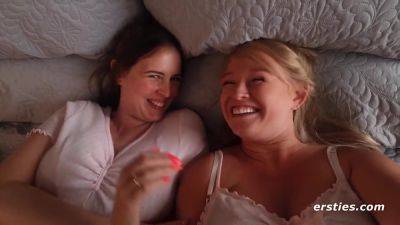 Elise And Anna Enjoy Lesbian Bonding Time Together - upornia.com