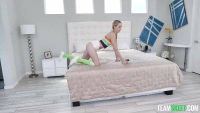 Lily Larimar - Blonde Bombshell Lily Larimar in Stockings - xxxfiles.com