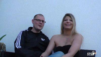 Amateur German Couple: Blonde with Small Tits Stars in Explicit Tape - Bella S. - veryfreeporn.com - Germany