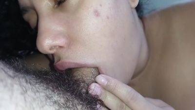 Extreme Blowjob Big Mouth Devours Cock And Balls Swallowing With Her Deliciously Smeared Mouth - hclips.com