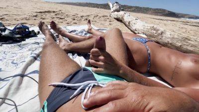 Blowjob On A Nudist Beach - hclips.com