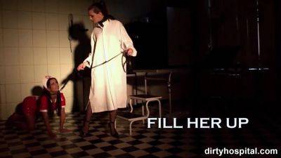 Eve Angel - Fill me Up, Doc! Eve Angel & Black Angelika for DirtyHospital - hotmovs.com