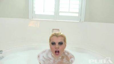 Nadia White - Nadia White's Big Tit Masturbation Session in the Bath - xxxfiles.com