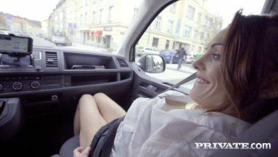 Dominica Phoenix - Dominica Phoenix takes interracial anal without leaving the taxi - porntry.com - Dominica