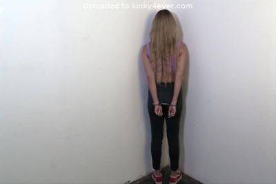 Hot Brunette Arrested - hclips.com