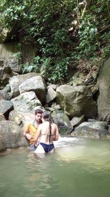 Im Out For A Walk With My Neighbor And I Fuck Her In The River - hotmovs.com