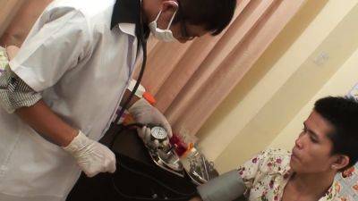 Rimmed Asian patient spoiled by doctor - drtuber.com