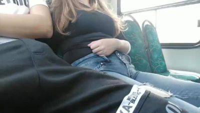 A mysterious woman gropes my dick on the bus: Public flash and handjob - xxxfiles.com