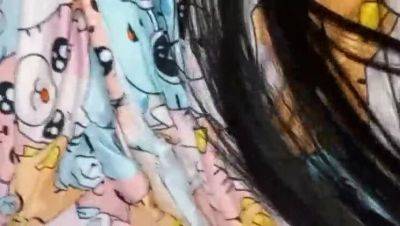 Alice in her fresh pajamas, wet pussy & big-ass-gape: invite for a movie & feel the heat with Breno & alicehot - porntry.com
