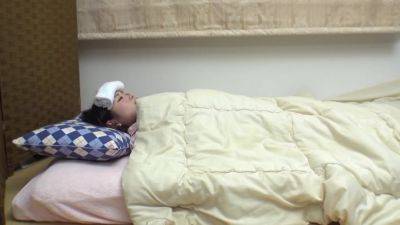 Helping Her Sick Stepdaughter With Fever - upornia.com - Japan