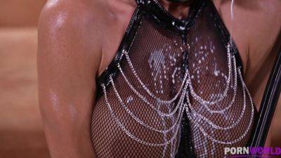 Magnificent-Mammaried Chloe is Whipped in Latex Before Getting DP'd GP1808 - AnalVids - hotmovs.com