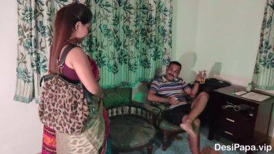 Hot Indian Big Boobs Wife Seducing Husband After Attending Party Hindi Audio - hotmovs.com - India