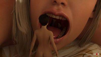 Free 3D Animation: Good Morning Giantess. Features Blonde 001 and Mouth Fetish - xxxfiles.com